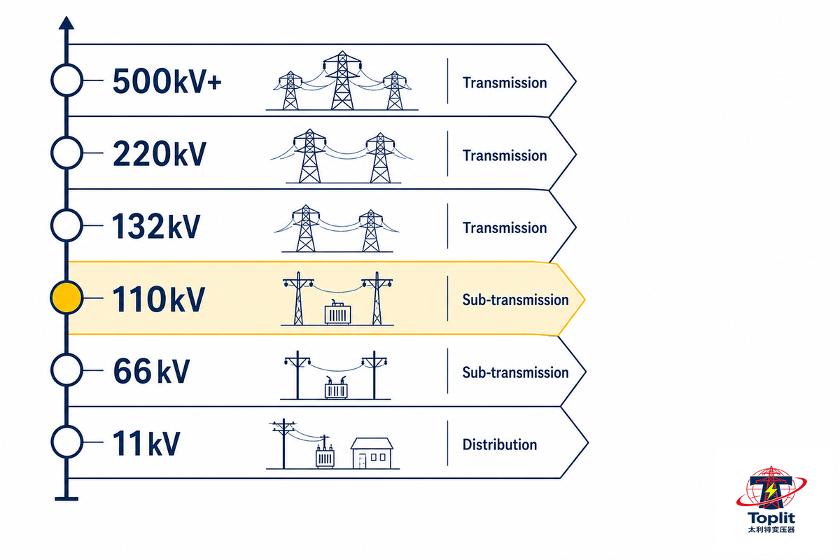 Where 110kV Sits in the Voltage Hierarchy — Talite