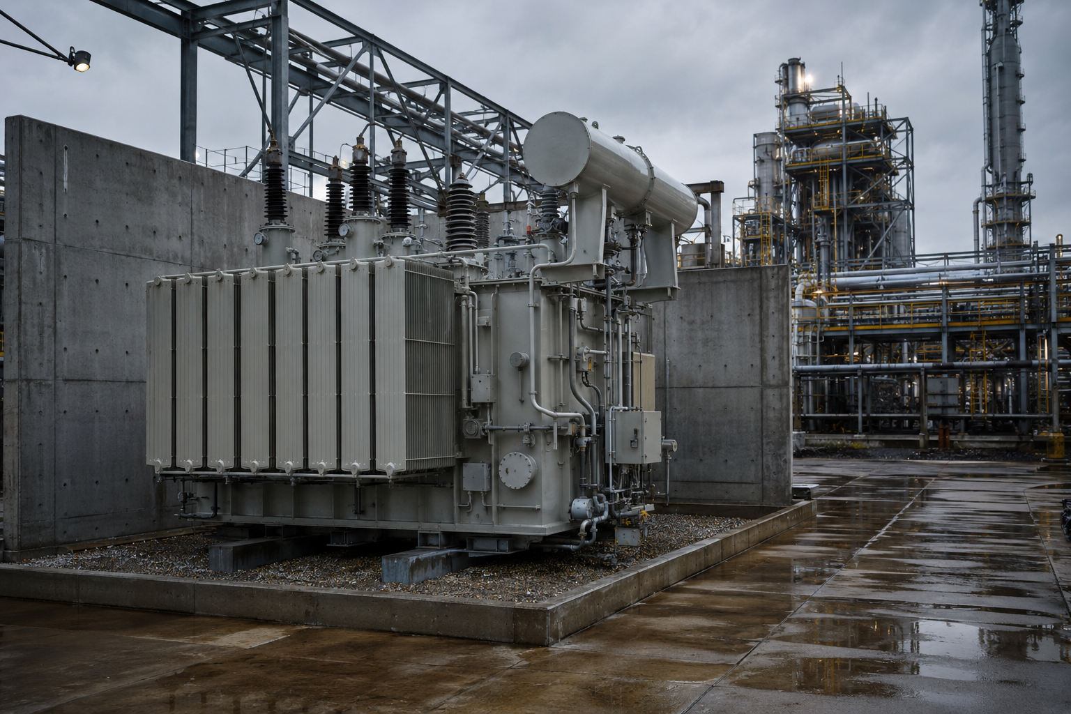 Dry-type transformer platform