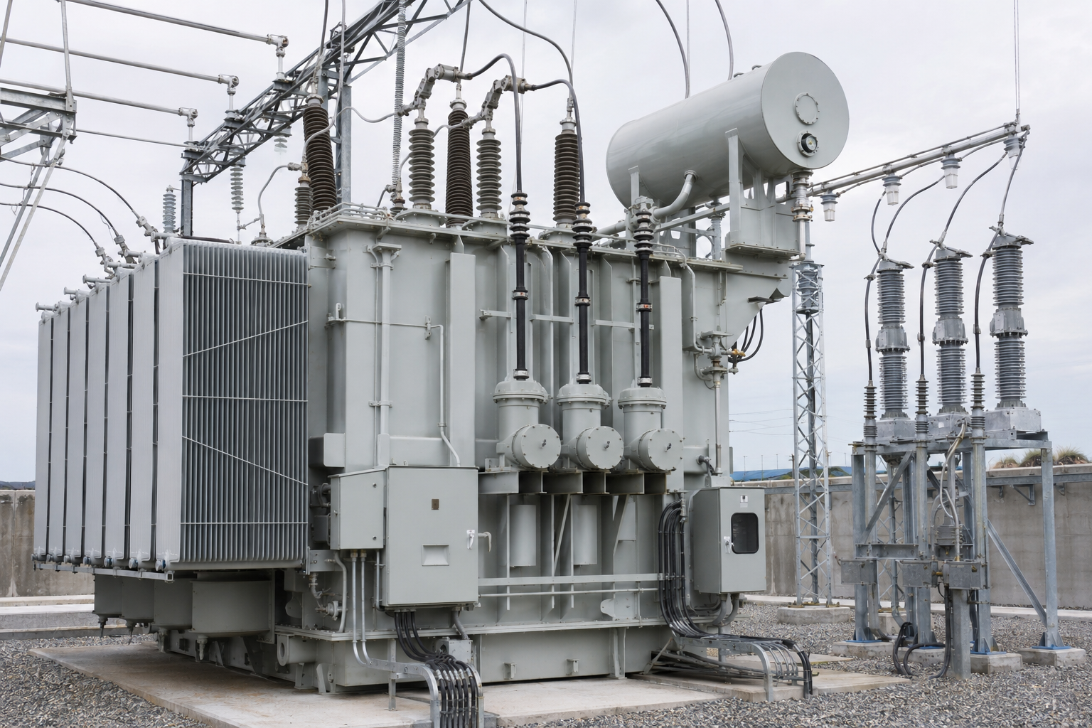 Transformer Oil Containment boundary