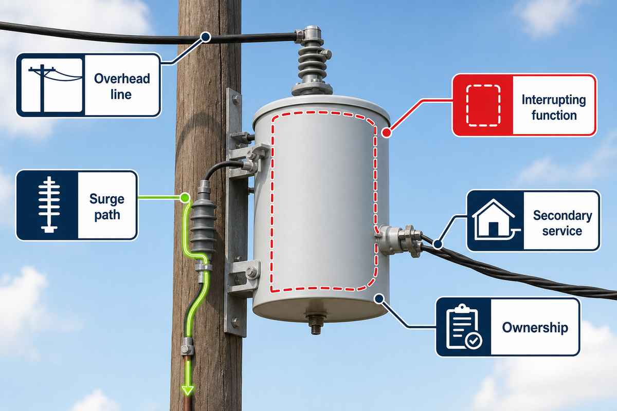 Single-Phase Pole-Mounted Transformer Protection Interfaces — Talite Transformer
