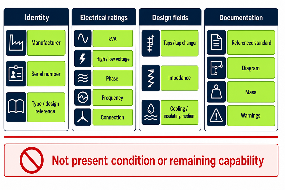 How to Read a Nameplate for Project Handoff — Talite Transformer