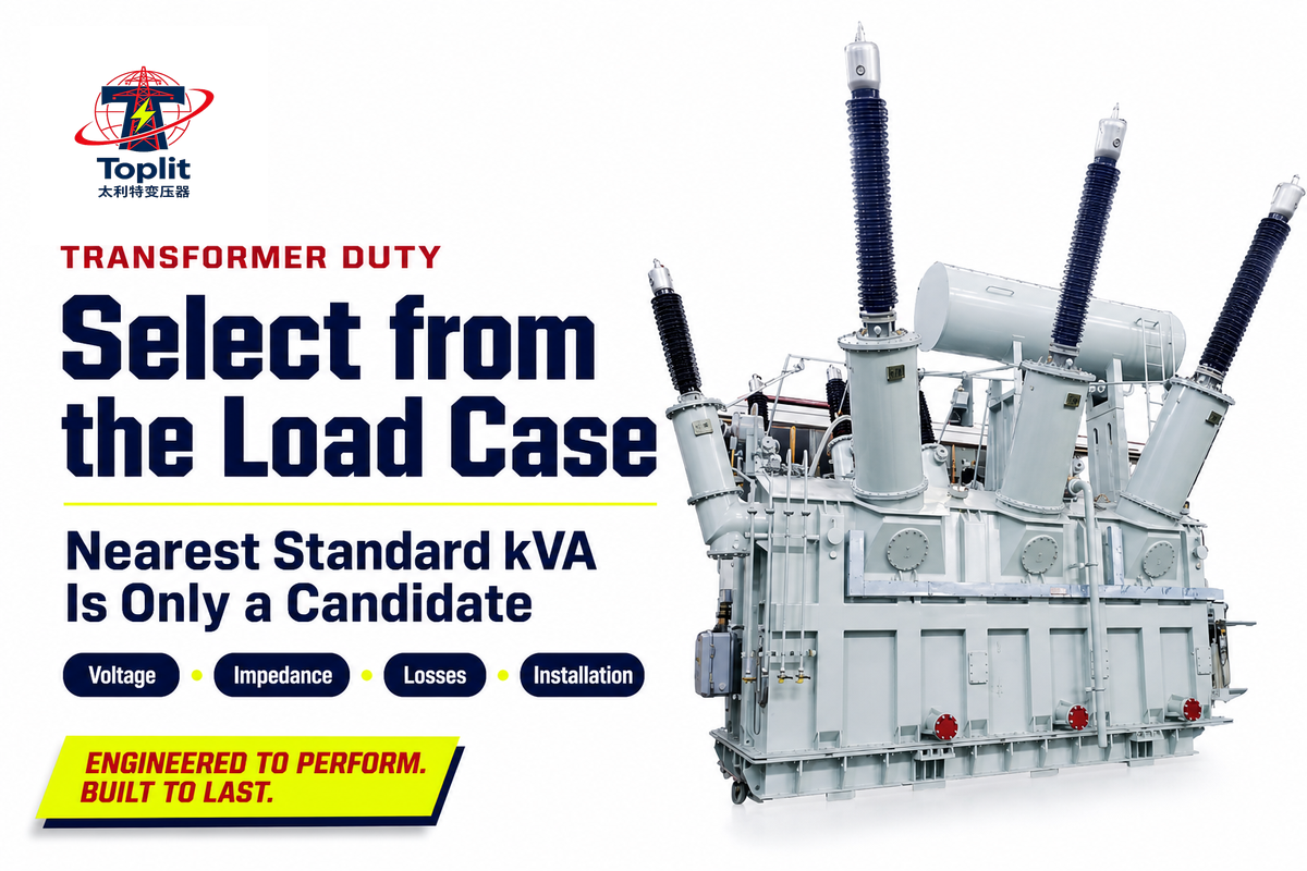 Step 4: Select the Distribution Transformer from the Load Case — Talite Transformer