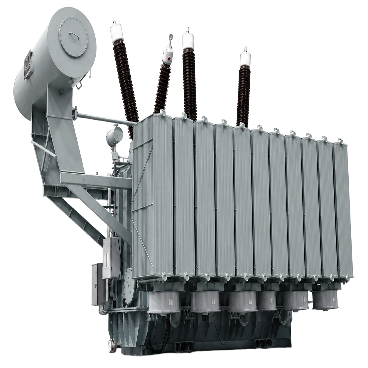 220 kV low-loss oil-immersed power transformer for grid step-up or step-down duty