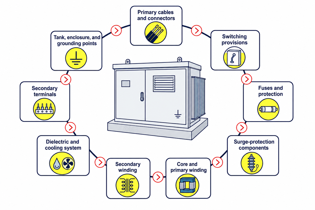 The 9-Component Energy Chain: What Each Part Does — Talite Transformer Co., Ltd.