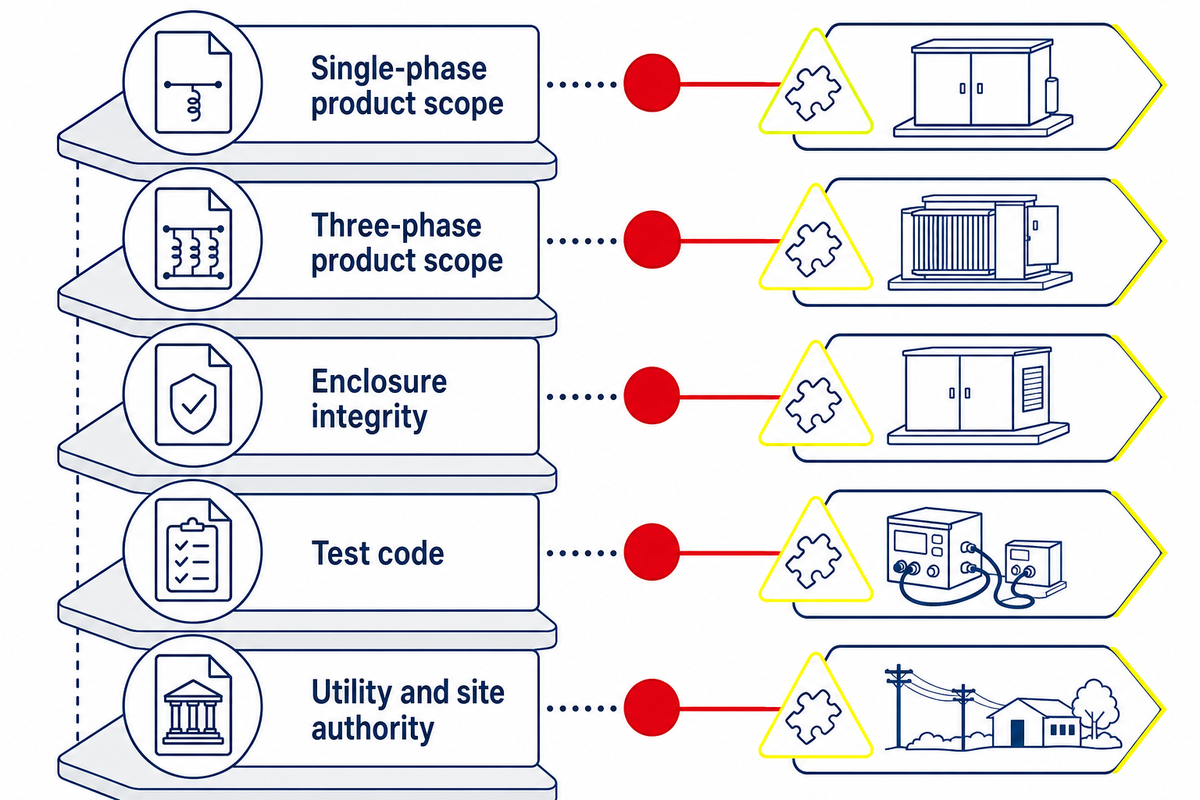 Which Standards Govern the Unit, Enclosure, and Tests? — Talite Transformer Co., Ltd.