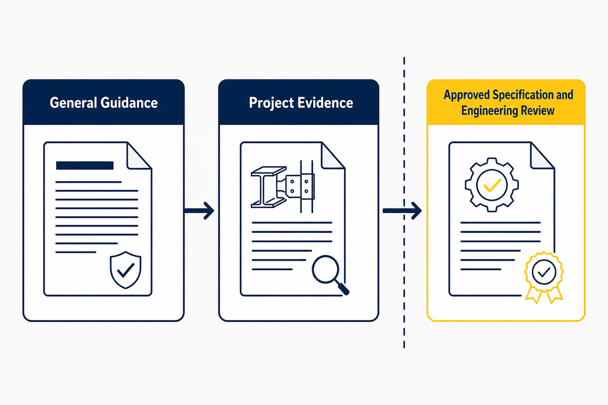 Handoff from general guidance to project engineering