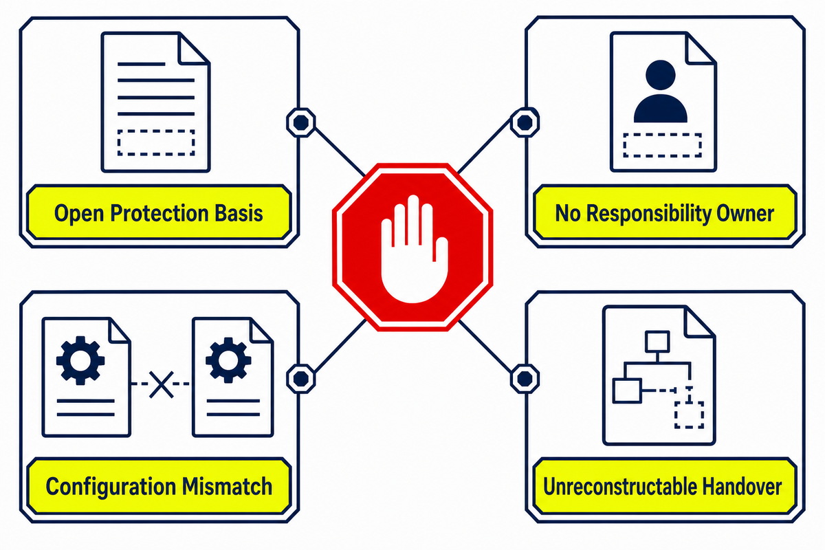 8. Four stop signals that should block release — Toplit