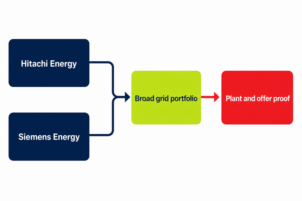 Hitachi Energy and Siemens Energy: Broad Grid Portfolios — Talite
