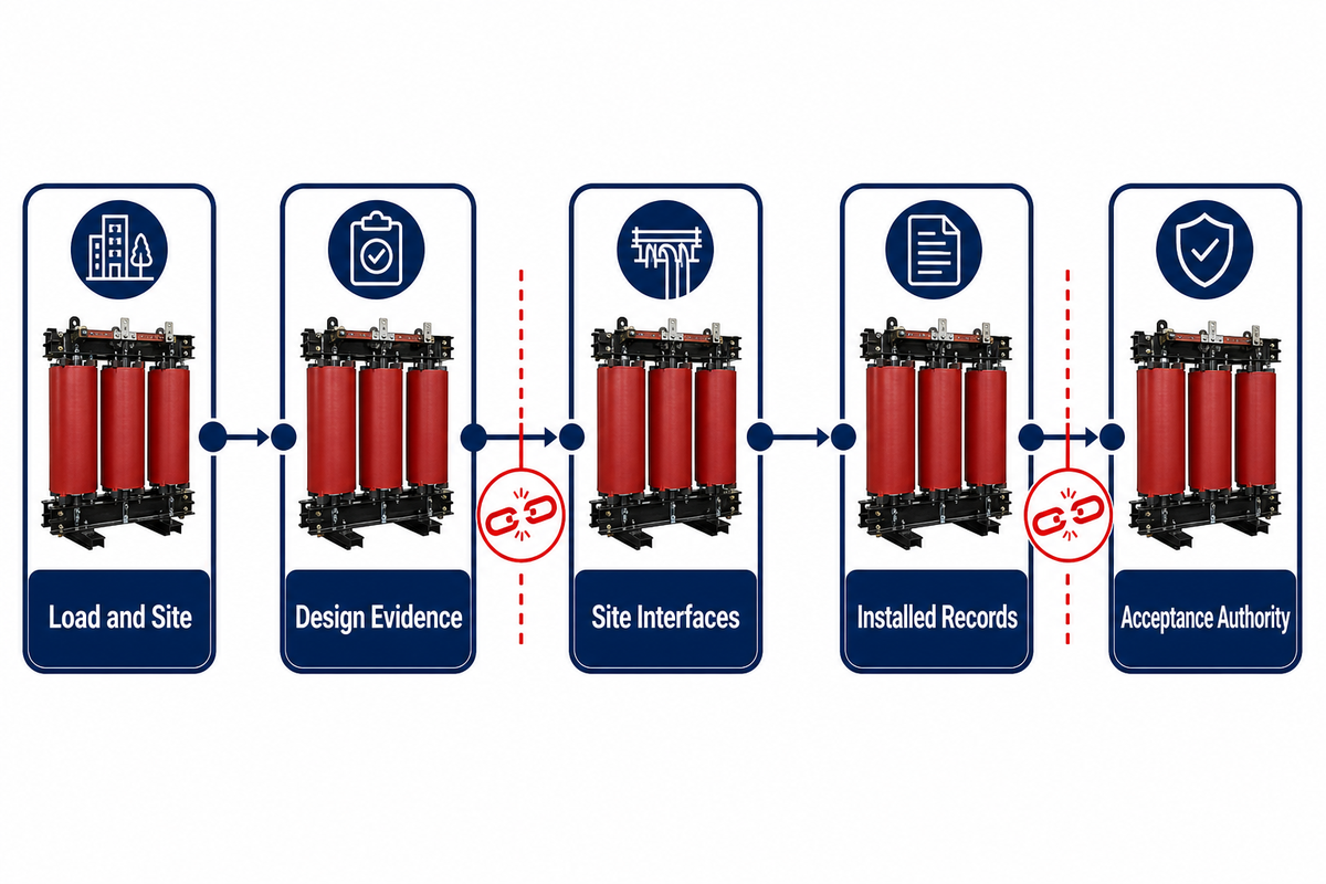 Hidden bottleneck map linking site duty design evidence interfaces records and acceptance authority