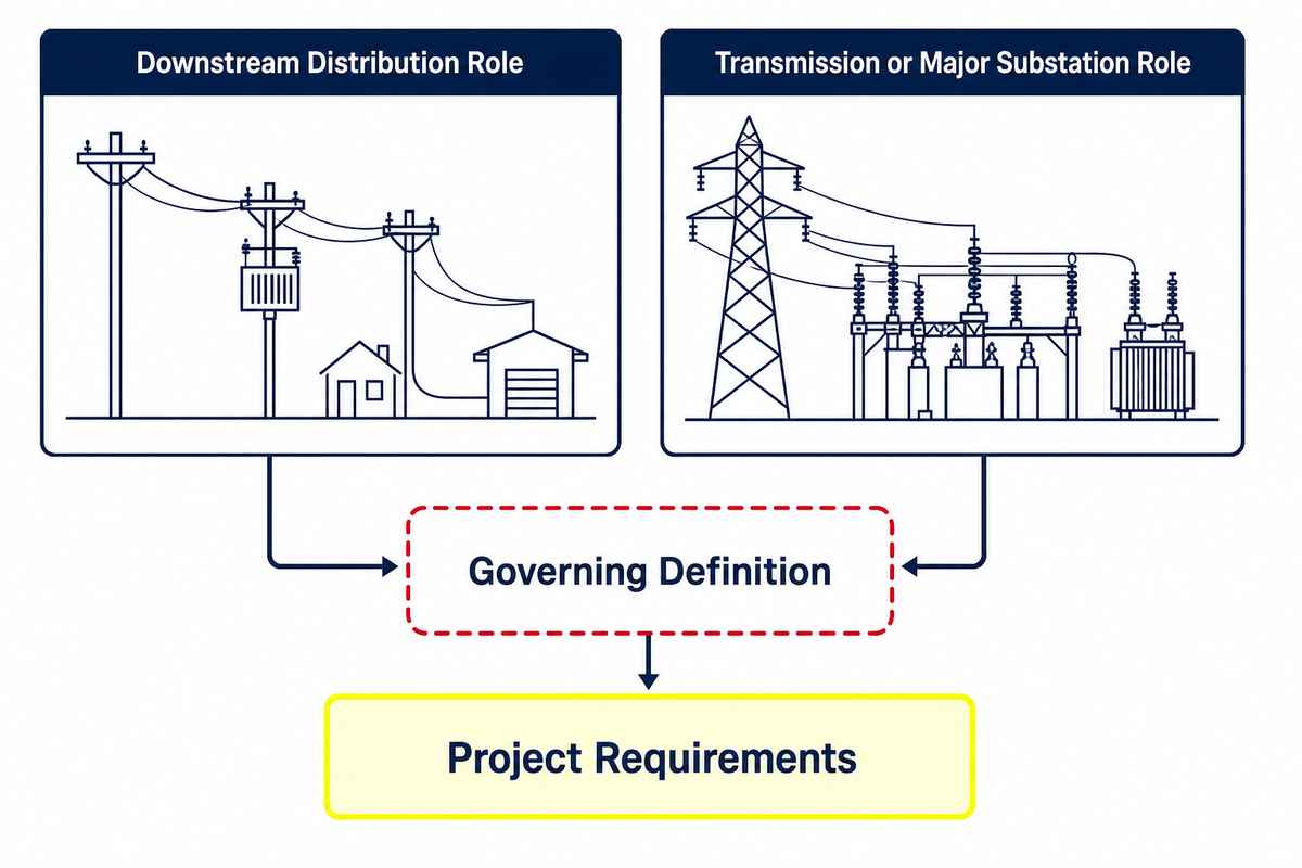 Practical comparison of distribution transformer and power transformer roles