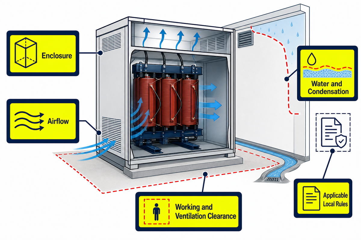Indoor and Outdoor Installation Planning — Toplit Transformer