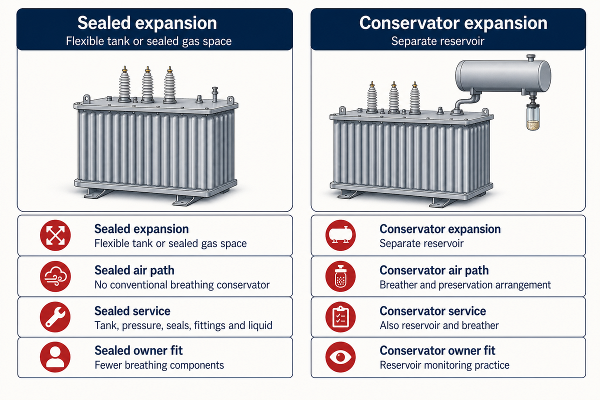 Transformator Kedap Udara vs. Transformator Konservator — Toplit