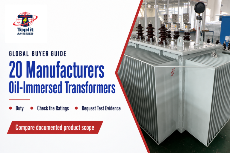 Oil Immersed Transformer Manufacturers: Top 20