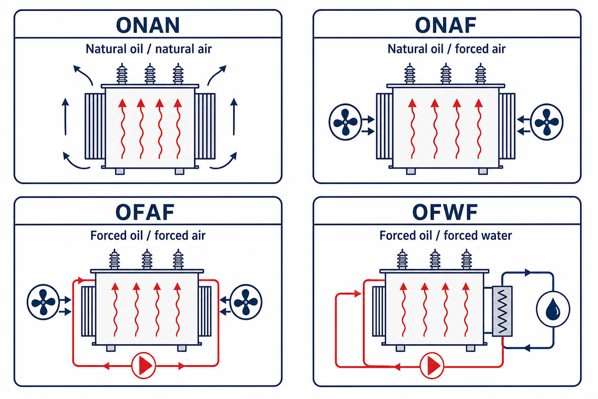 Compare Voltage, Core, Windings and Cooling on the Same Basis — Toplit