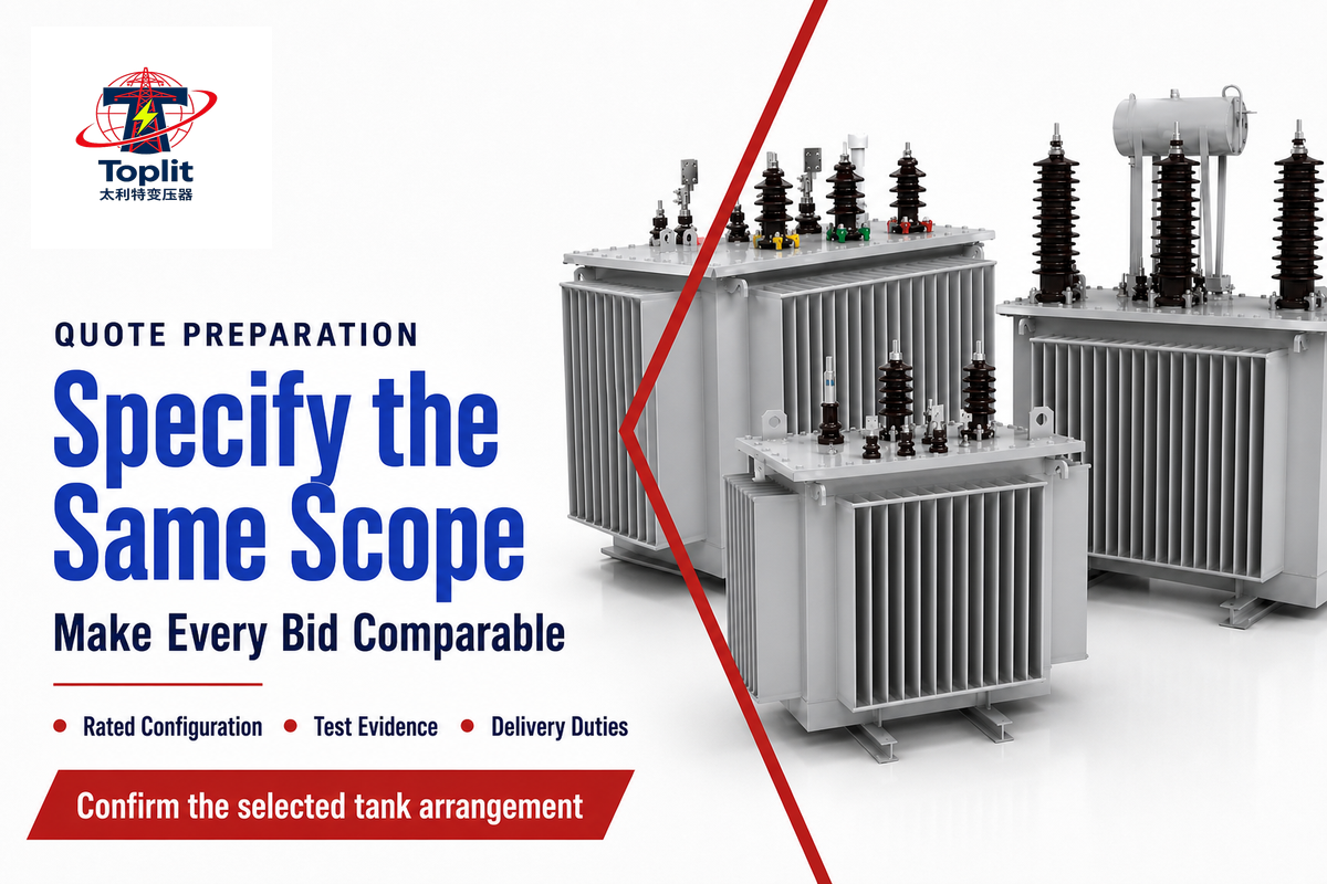 Information Needed for an Oil Immersed Transformer Quote — Toplit