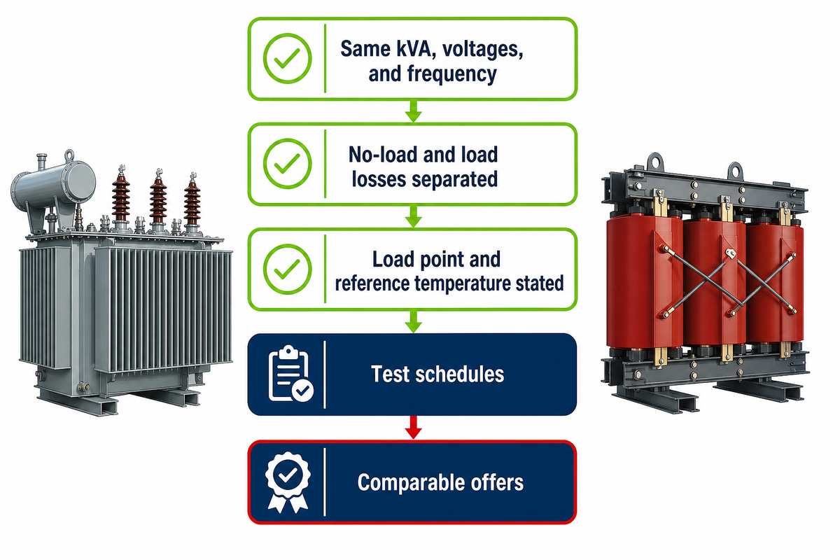 Compare Losses and Thermal Duty on One Declared Basis — Talite Transformer Co., Ltd.