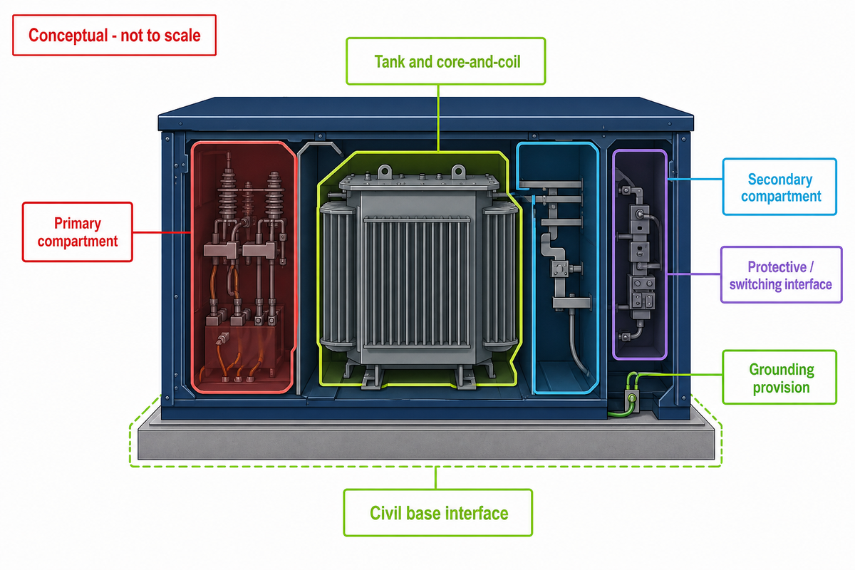 Enclosure Layout and Main Components — Talite Transformer Co., Ltd.