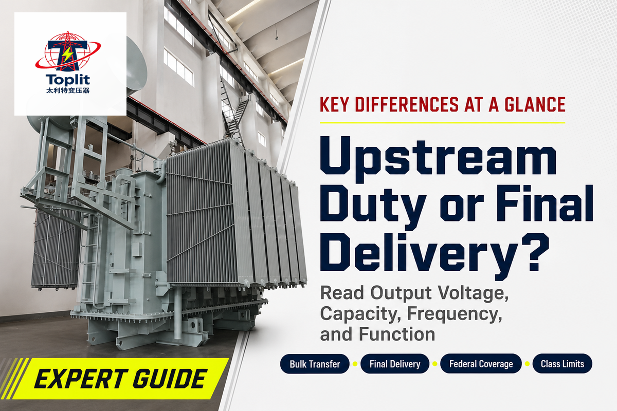Key differences between power transformers and distribution transformers in US practice